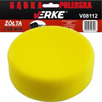 Lešticí kotouč Leštící houbička žlutá 150mm, Verke V08112