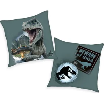 Dekorativní polštářek Polštářek Jurský svět 40x40 cm