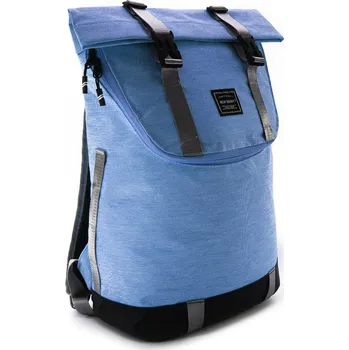 Městský batoh Modrý prostorný cestovní batoh Raydon