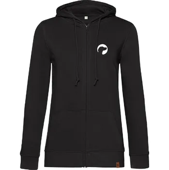 Dámská mikina Dámská mikina s potiskem - hlava ohaře - silueta - XXL / Černá