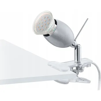 Lampička Stolní lampička Eglo BAnny, stříbrná, šedá, výkon až 3 W