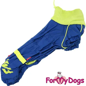 Obleček pro psa FOR MY DOGS Overal KING pro psy jezevčíků, modrý Velikost: TC2