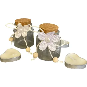 Skleněná nádoba - květina (1ks)