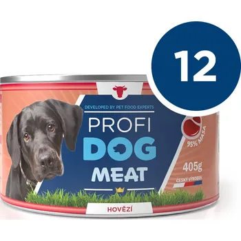 Krmivo pro psa ECO PACK PROFIDOG konzerva hovězí 405g 12 KS