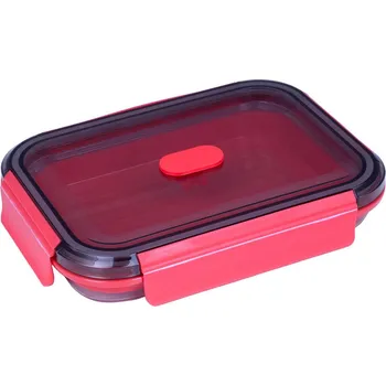 Dóza na potraviny Lurch - skládací box silikonový frozen pink 1200ml