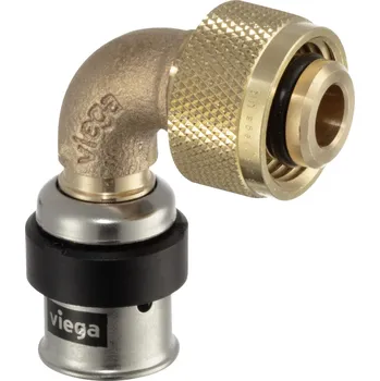 Fitinka Viega Smartpress-přechodový oblouk 90° s SC-Contur 16 x 1/2, 776 992