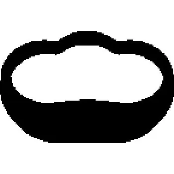 Těsnění, koleno sacího potrubí, , BGA, MG8589