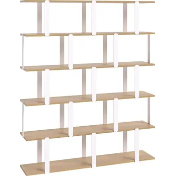 regál Take Me Home Bílý dubový modulový regál Inteligo 192 x 160 cm