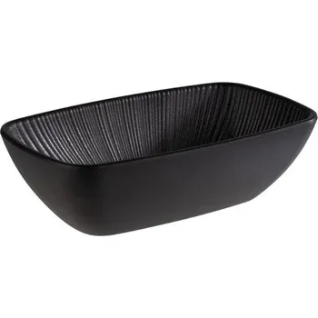 APS Melaminová miska NERO 17,6 x 10,8 cm, černá
