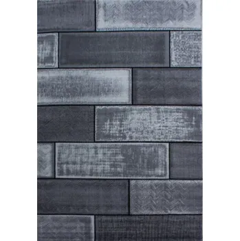 Koberec Kusový koberec PLUS 8007 Black Rozměr: 80x150 cm