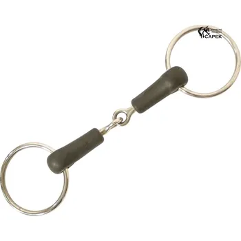 Udidlo pro koně Stihlo 1x lomené Kentaur -GUMOVÉ- - 14,5cm