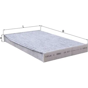 Kabinový filtr Filtr, vzduch v interiéru, , KNECHT, LAK 1517