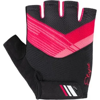 cyklistický dres dámské rukavice na kolo ETAPE Liana - Růžová/černá, S