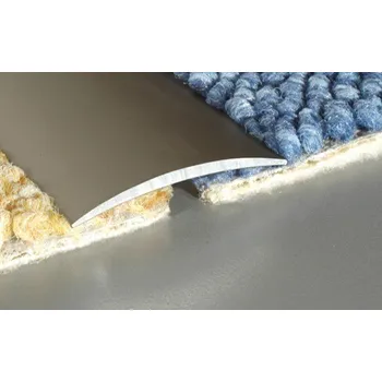 přechodová lišta Přechodový profil š. 80 mm, délka 100 cm, barva bronz (Podlahová lišta,Přechodová lišta, přechodový profil, hliníkový přechodový profil, bezbariérový práh, kobercové ukončení, lišta na ukočení podlahové krytiny, ukončovací líšta, zakončovací lišta,)