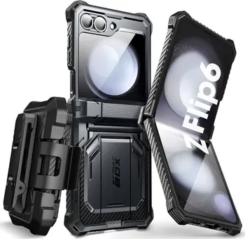 Pouzdro na mobilní telefon Supcase IBLSN ArmorBox pro Samsung Galaxy Z Flip 6 černé