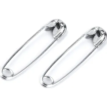 Spínací špendlíky délka 28 mm 10ks - 1 nikl