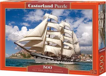 Puzzle Castorland Plachetnice opouštějící přístav 500 dílků