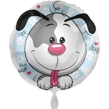 Party dekorace Balónek fóliový Veselý pejsek 43 cm