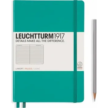 Blok Zápisník Emerald, Medium, 251 p., linkovaný