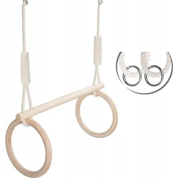 Dětská houpačka Gymnastické kruhy Mamoi D/KOL/W 2v1 do 50 kg