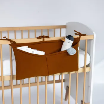 Příslušenství pro dětskou postel a kolébku Tulimese Kapsář mušelínový skořicový