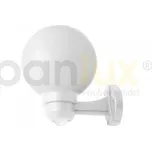 Panlux ZOM-S-20/B PARK S zahradní nástěnné svítidlo na zeď se senzorem, bílá - mléčná