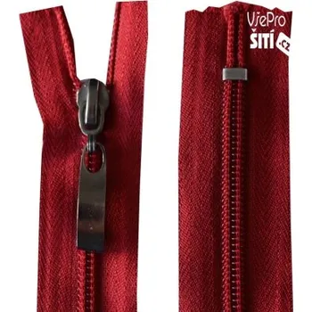 Zip zip VÍNOVÝ+ozdoba WS10 2704XX - Vínová, 16cm