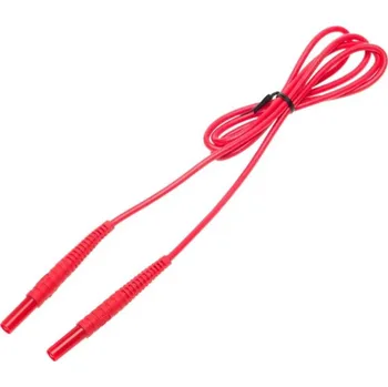elektrický kabel Sonel 1,2 m červený kabel 1 kV (2,5 mm2 / banánky)