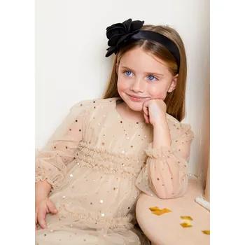 Dívčí oblečení Dívčí luxusní šaty Abel&Lula béžové 5533
