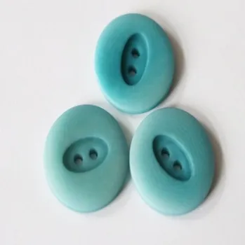 Knoflík Knoflík petrol 7070/36/5 - Modrá, 22 mm