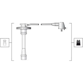 Zapalovací kabel Sada kabelů pro zapalování MAGNETI MARELLI 941318111274