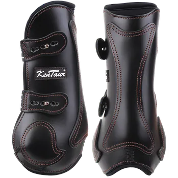 Koňské kamaše Kentaur Kožené šlachovky ROMA černé Pony