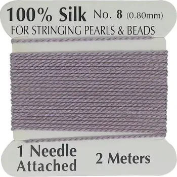 Korálek Hedvábná nit č. 37 (0.8mm)