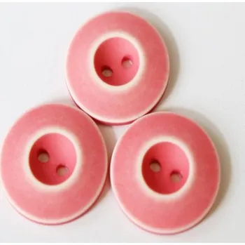 Knoflík Knoflík růžový pastel 10177/32/3 - Růžová, 21 mm