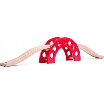 Dřevěná hračka Rozšíření železničního mostu pro dřevěné vláčkodráhy Woody