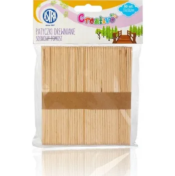 Malířská špachtle CREATIVO Dřevěné špachtle (nanukové paličky), 11,4cm, přírodní, 50ks, 335119021