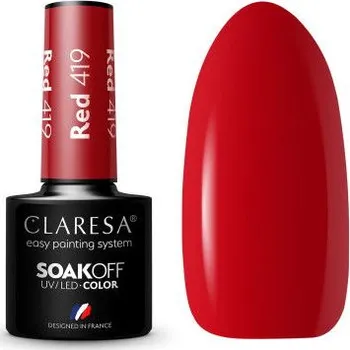 Přípravek na nehty Gel lak CLARESA® Red 419 5ml