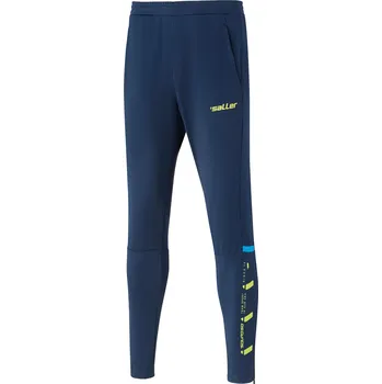 Saller SQUAD Tréninkové kalhoty BARVA: 144 světle modrá-tmavě modrá-neon žlutá, Velikost: 128 Komfort a výkon pro každodenní trénink