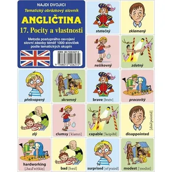 Anglický jazyk Najdi dvojici - Angličtina - 17. Pocity a vlastnosti