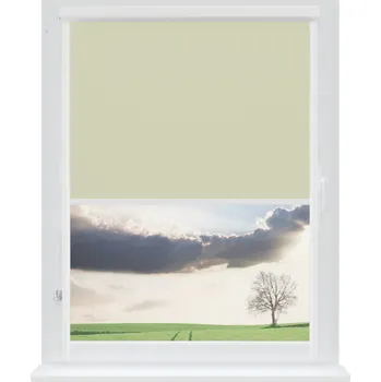 Roleta Dekodum Zatemňovací roleta v bílé kazetě, barva látky Pearl Šířka (cm): 32, Výška (cm): Standardní (do 150 cm), Strana mechanismu: Levá