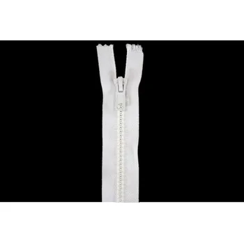 Zip zip kostěný BÍLÝ PH6 9101xx - Bílá, 18 cm