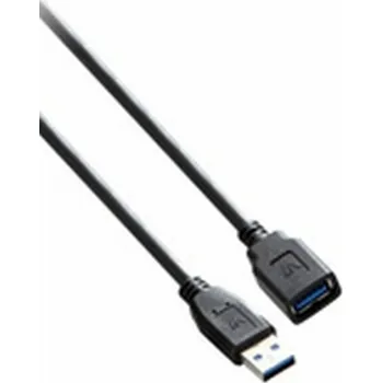 Audio rekordér USB kabel M/F V7 V7E2USB3EXT-1.8M USB A Černá