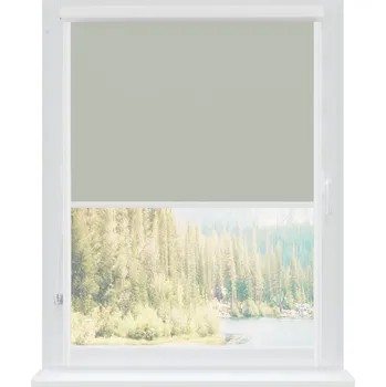 Roleta Dekodum Termoizolační roleta v bílé kazetě, barva látky Pearl Silver Šířka (cm): 31, Výška (cm): Standardní (do 150 cm), Strana mechanismu: Levá