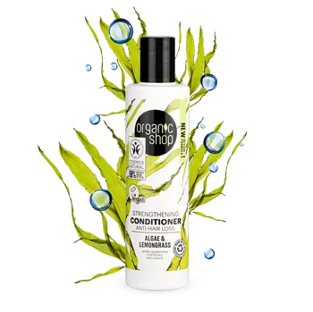 Organic Shop Posilující kondicionér proti vypadávání vlasů - řasy a citronová tráva, 280ml Organic shop