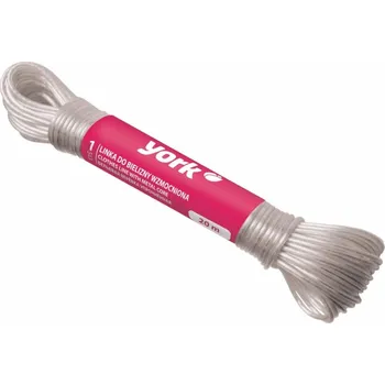 Šňůra na prádlo YORK PL Neon šňůra zesílená ocelové lanko mix barev 20 m