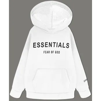 Dámská mikina Hrubší bílá dámská klokaní mikina (22936) odstíny bílé uni velikost