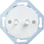 OBZOR DPR 66-03001-0000 Páčkový vypínač řazení 6+6, bílá