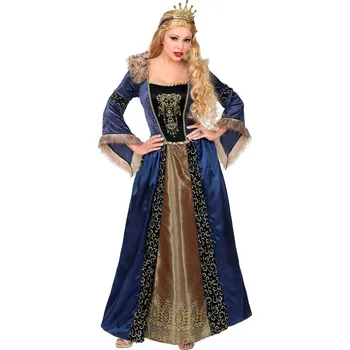 Karnevalový kostým Středověká královna, dámský kostým - S