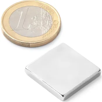 RC vybavení Extra silný 20x20x3mm neodymový magnet obdelníkový