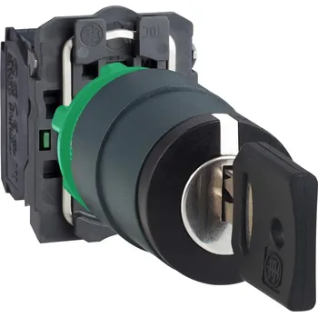 vypínač Schneider Electric XB5AG33 Ovládač otočný a se zámkem - 3 pev. polohy, 2 Z - klíč